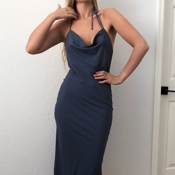 Leith Dresses & Skirts - Leith Cowl Neck Midi Dress | XS